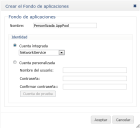 Crear grupo de aplicaciones